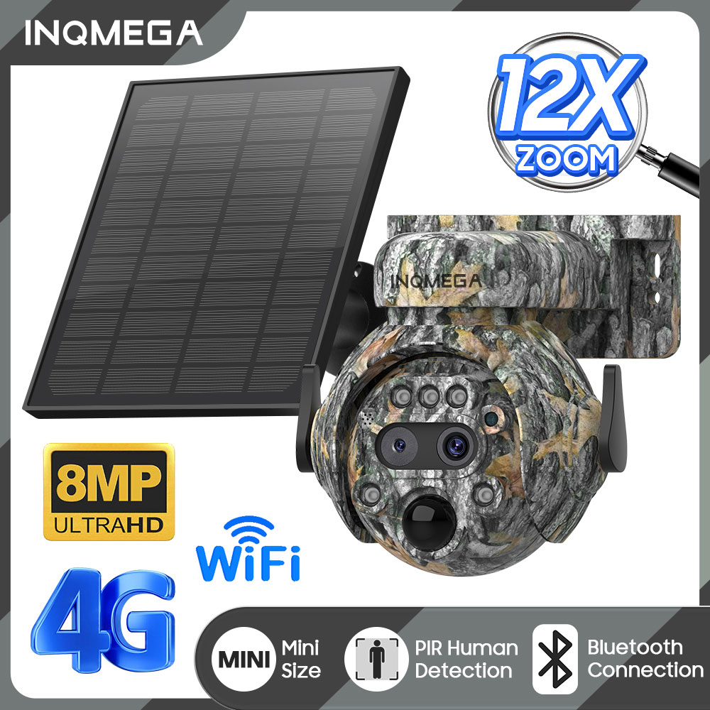 INQMEGA 8MP Solar Powered Came - Home Security Cameras Wireless 评论和价格