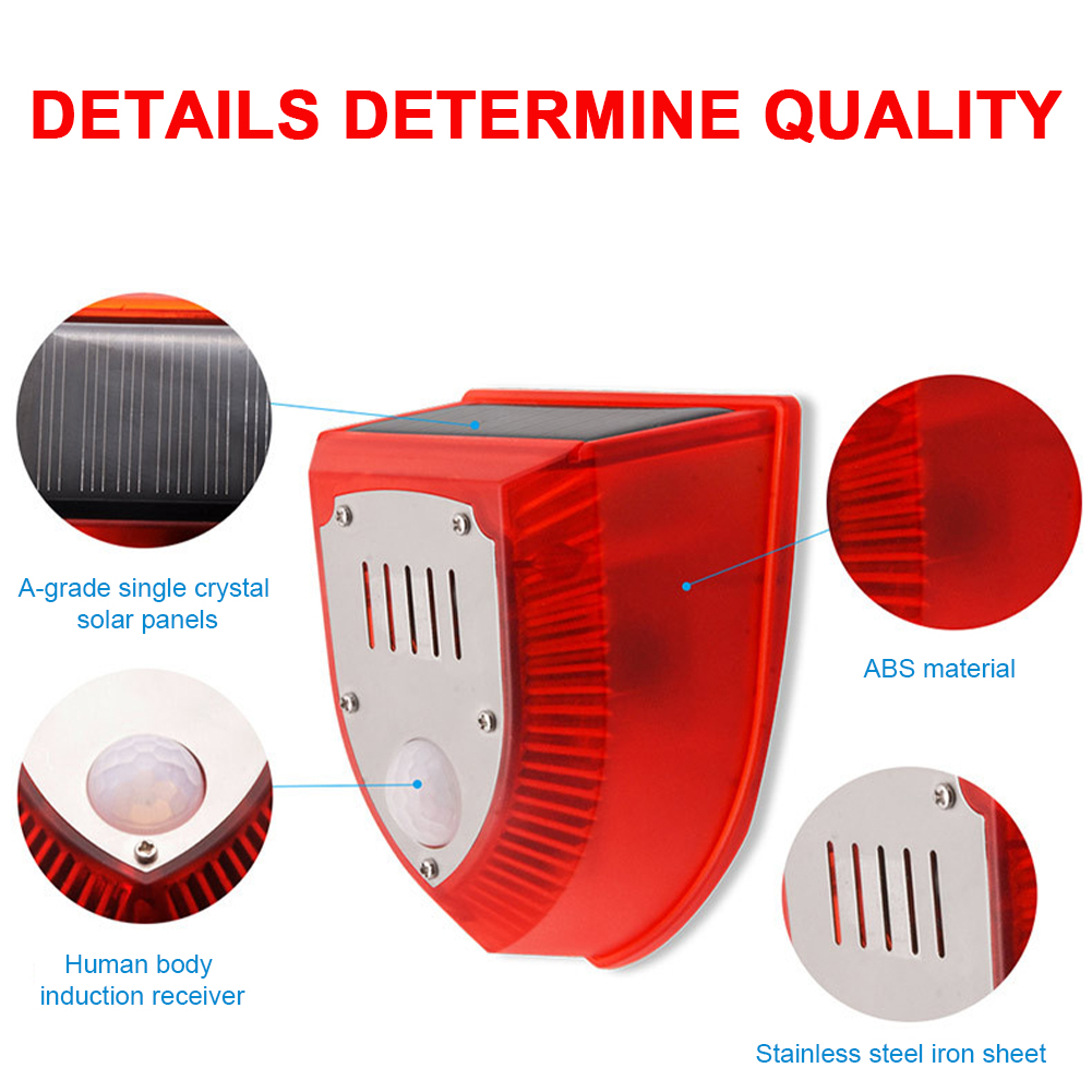 Outdoor Solar Alarm Waterproof - Barking Dog Alarm 评论和价格
