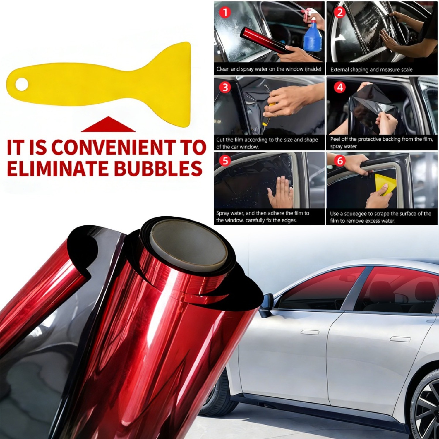 50x300cm Car Window Two-Tone T - Home Security For Windows 评论和价格