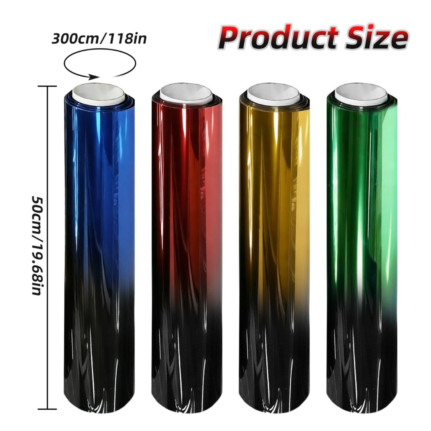 50x300cm Car Window Two-Tone T - Home Security For Windows 评论和价格