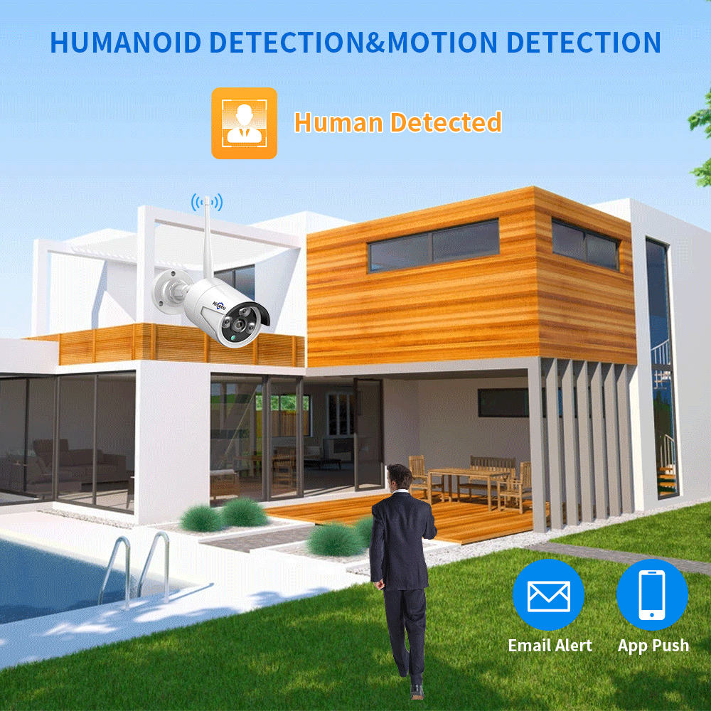 Hiseeu 3/5/8MP WiFi CCTV Camer - Home Security Wifi Camera 评论和价格