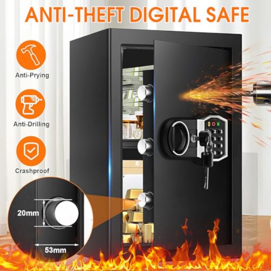 Home security safe: 3.4 cu ft  - Safe Box Digital 评论和价格