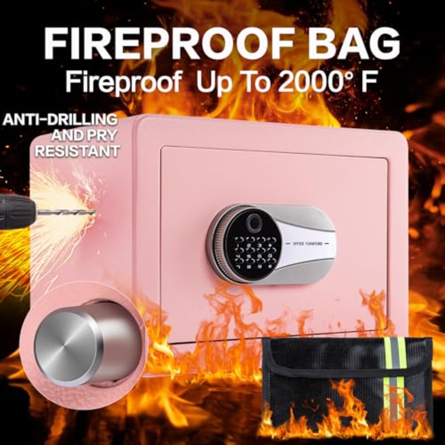 0.6 Cubic Feet Biometric Safe  - Safe Box Digital 评论和价格