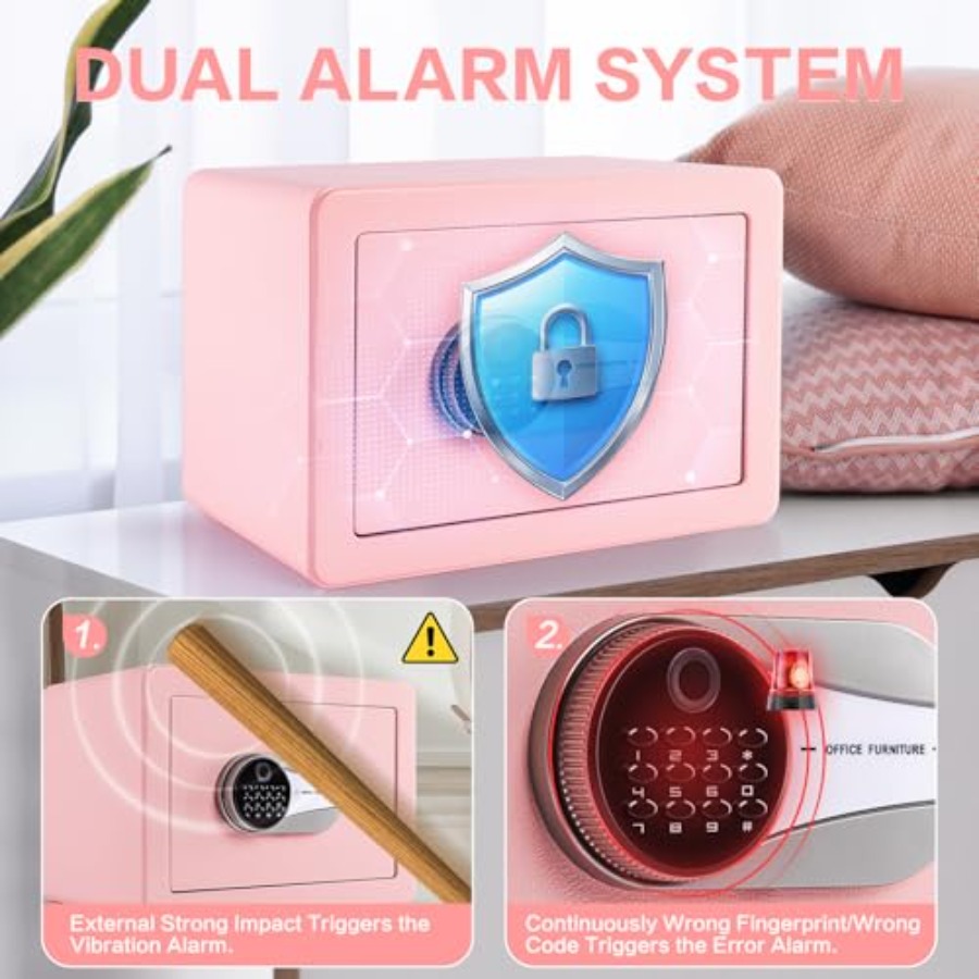 0.6 Cubic Feet Biometric Safe  - Safe Box Digital 评论和价格