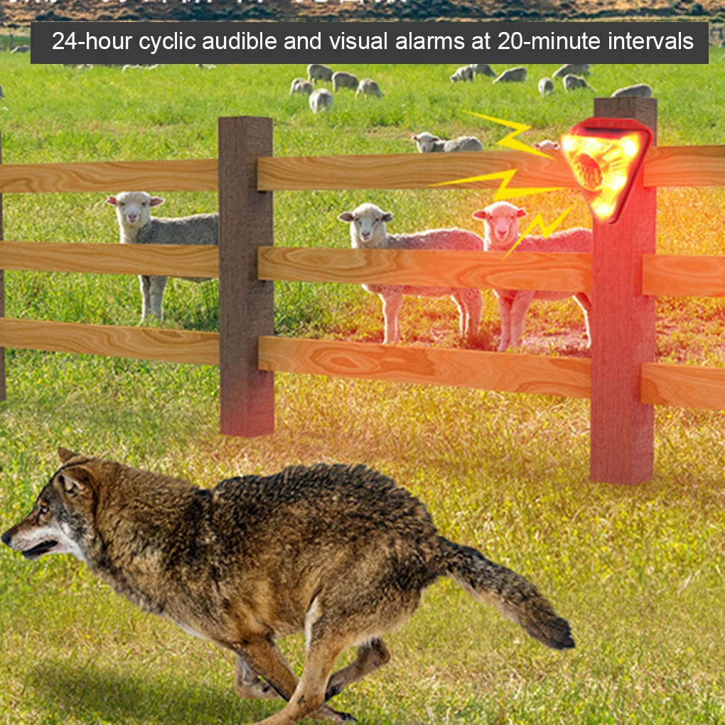Solar Outdoor LED Flashing War - Barking Dog Alarm 评论和价格