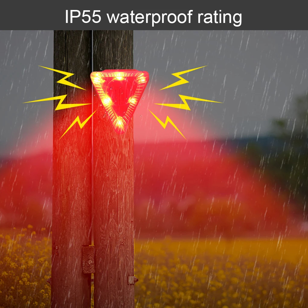 Solar Outdoor LED Flashing War - Barking Dog Alarm 评论和价格