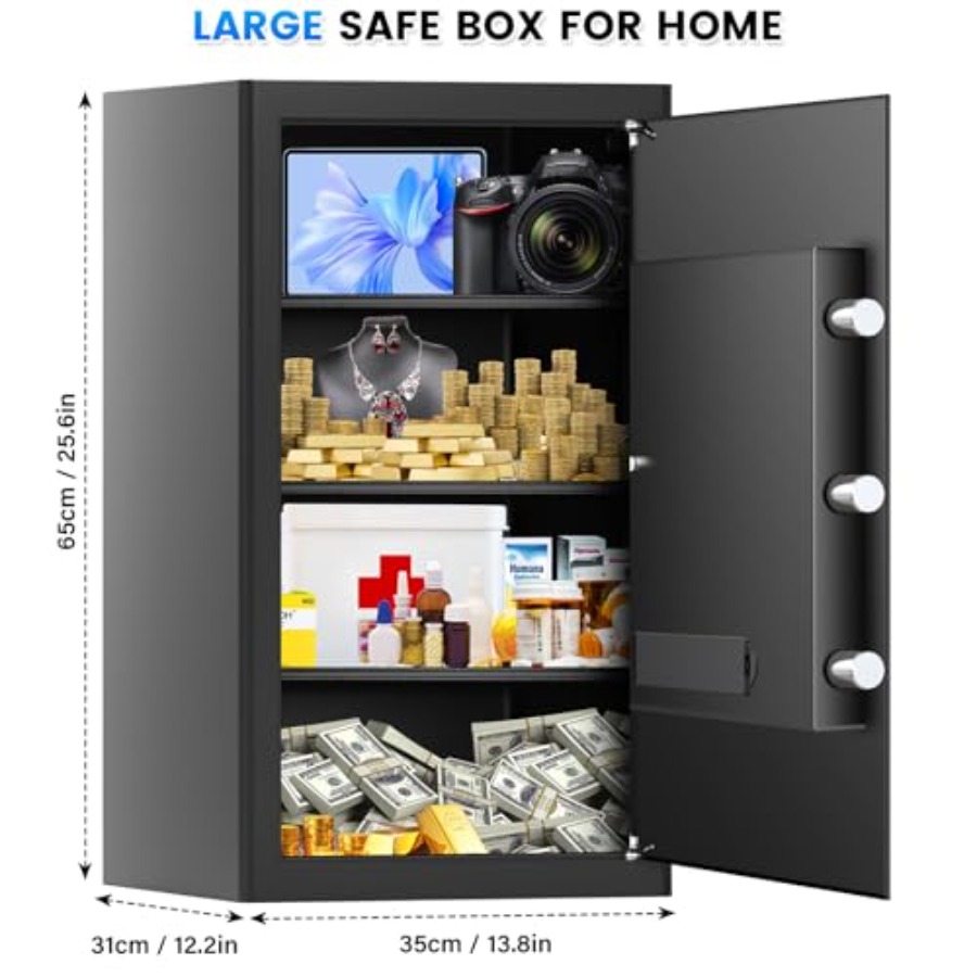 Home office fireproof waterpro - Safe Box Digital 评论和价格