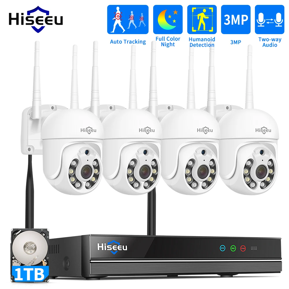 Hiseeu 5MP WiFi CCTV Camera Se - Home Security Wifi Camera 评论和价格