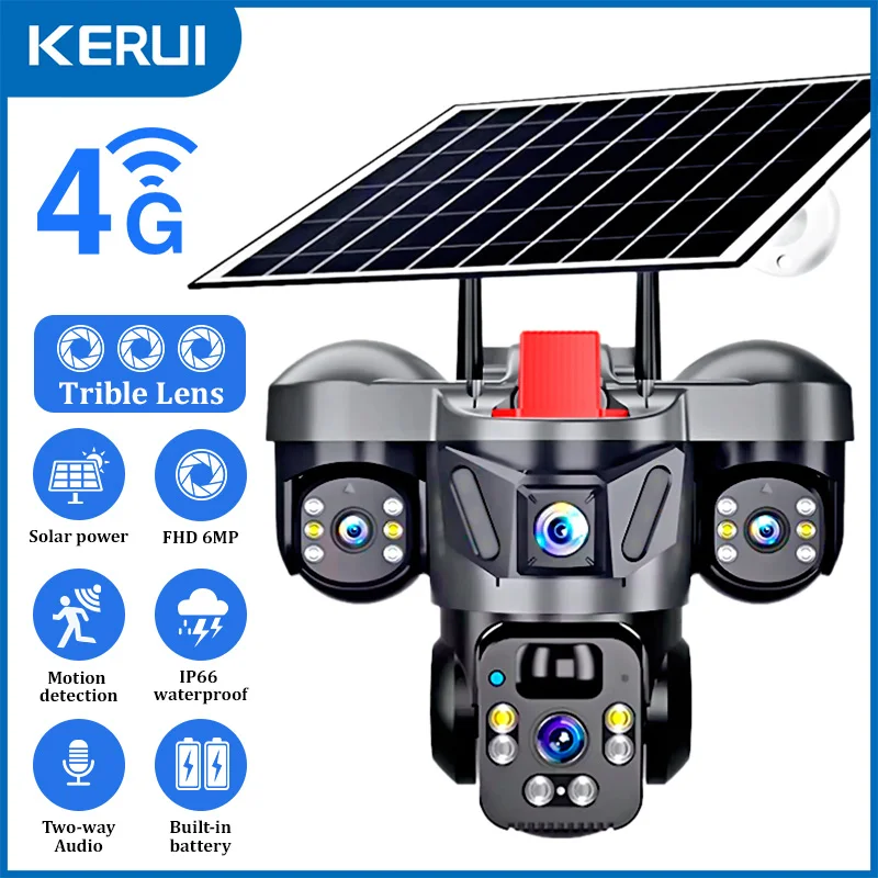 KERUI V380 Pro Outdoor PTZ 6MP - Home Security For Windows 评论和价格