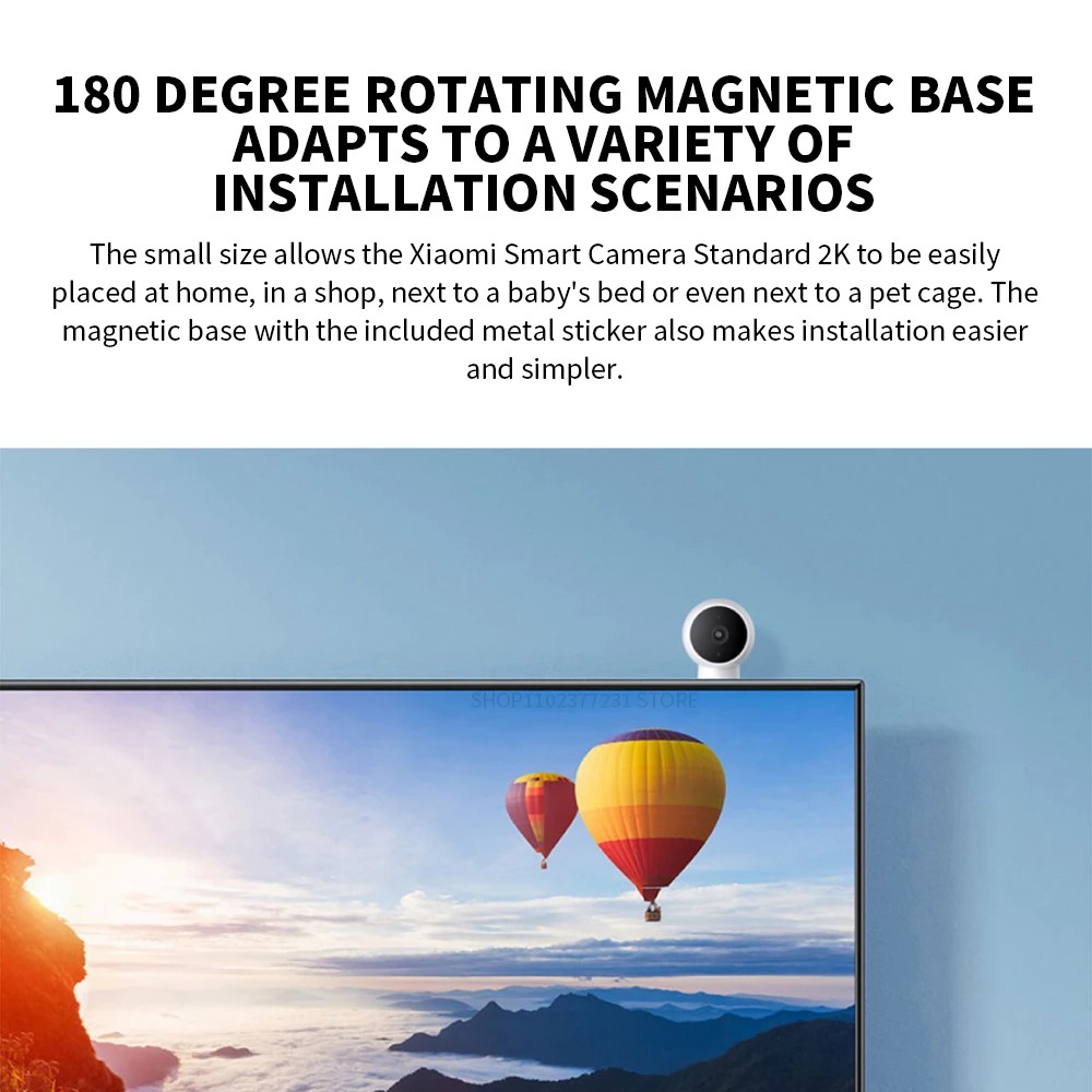 XIAOMI Smart IP Camera Standar - Home Security Camera Xiaomi 评论和价格