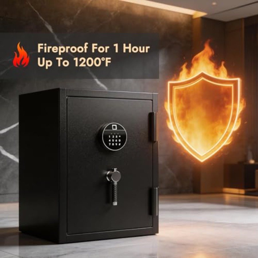 Biometric Fireproof Safe Box f - Safe Box Digital 评论和价格