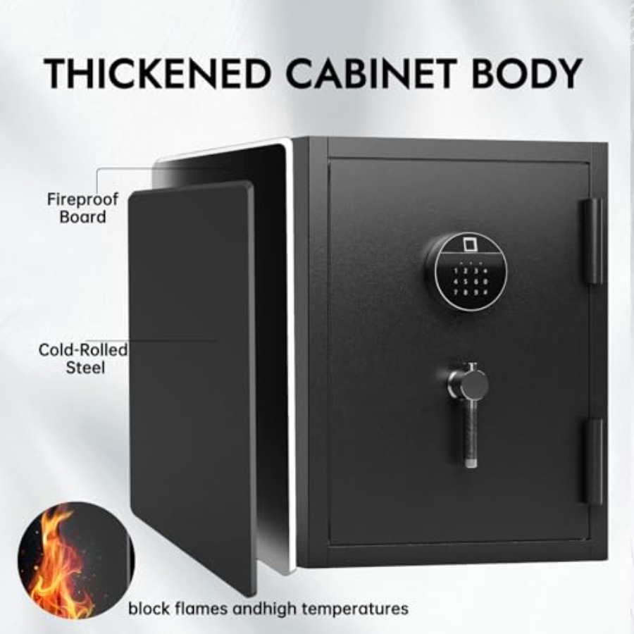 Biometric Fireproof Safe Box f - Safe Box Digital 评论和价格