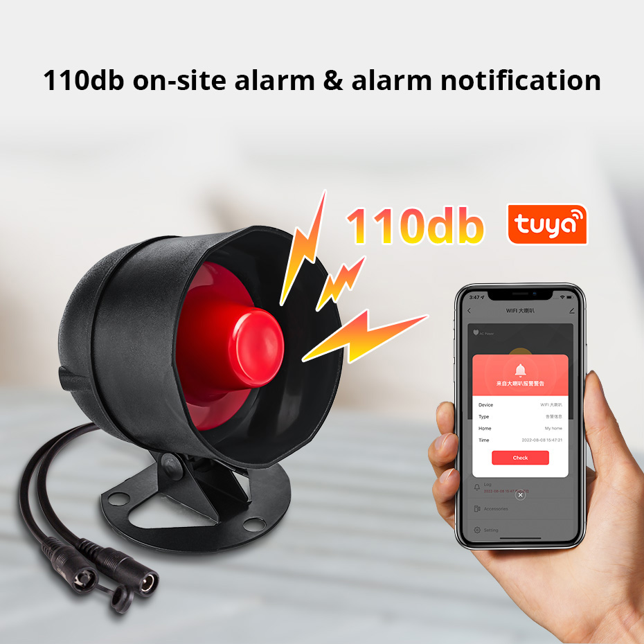 KERUI Tuya WIFI Loudly Speaker - Home Security For Windows 评论和价格