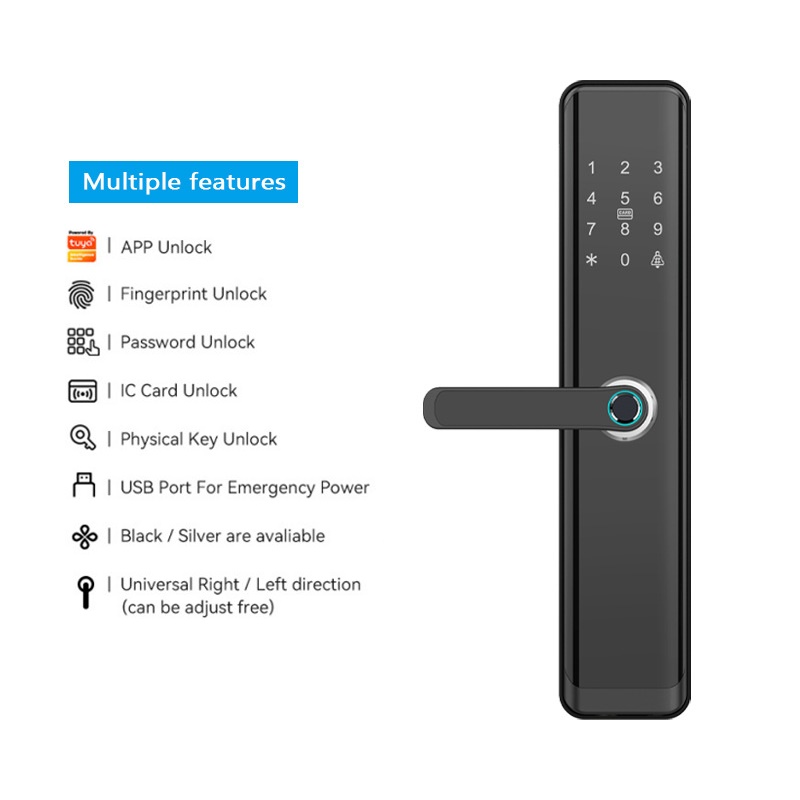 Rfid Fingerprint Handle Smart  - Home Security Battery Replacement 评论和价格