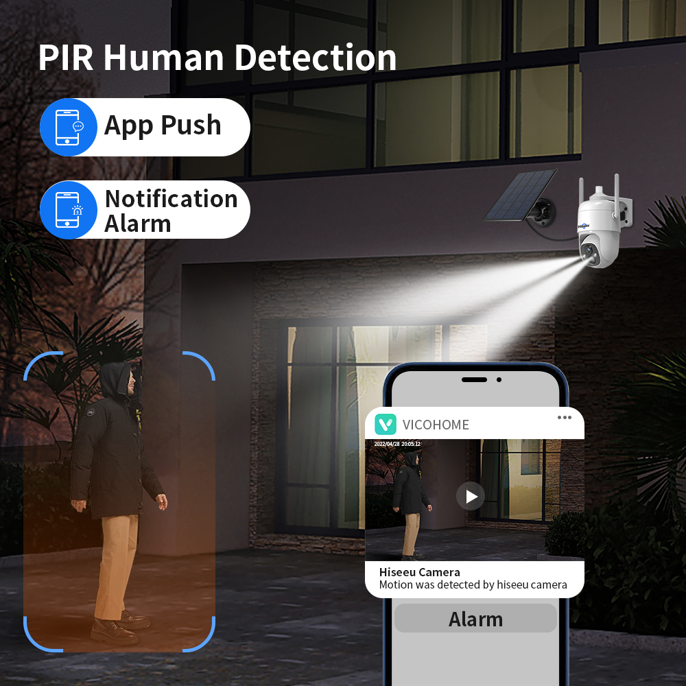 Hiseeu 3MP Cloud AI WiFi Video - Home Security Cameras Wireless 评论和价格