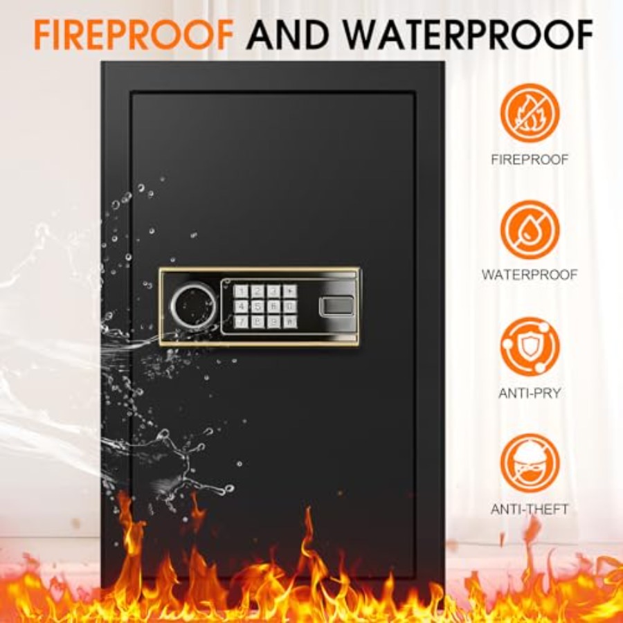 3.4 Cuft Large Fireproof Safe  - Safe Box Digital 评论和价格