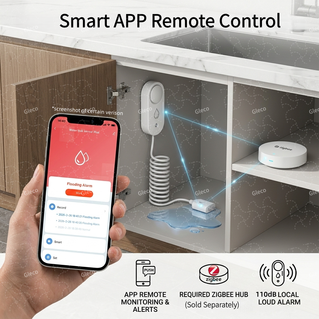 Zigbee Water Leak Detector Sma - Home Security Options 评论和价格