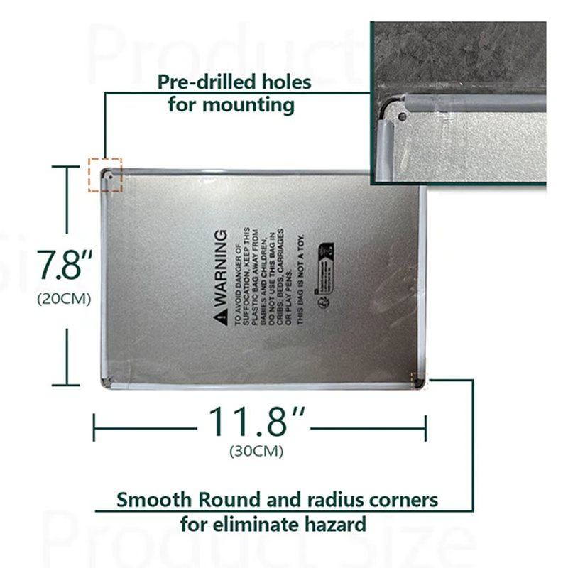 20x30cm HD Metal Tin Sign Vint - Home Security Quotes 评论和价格