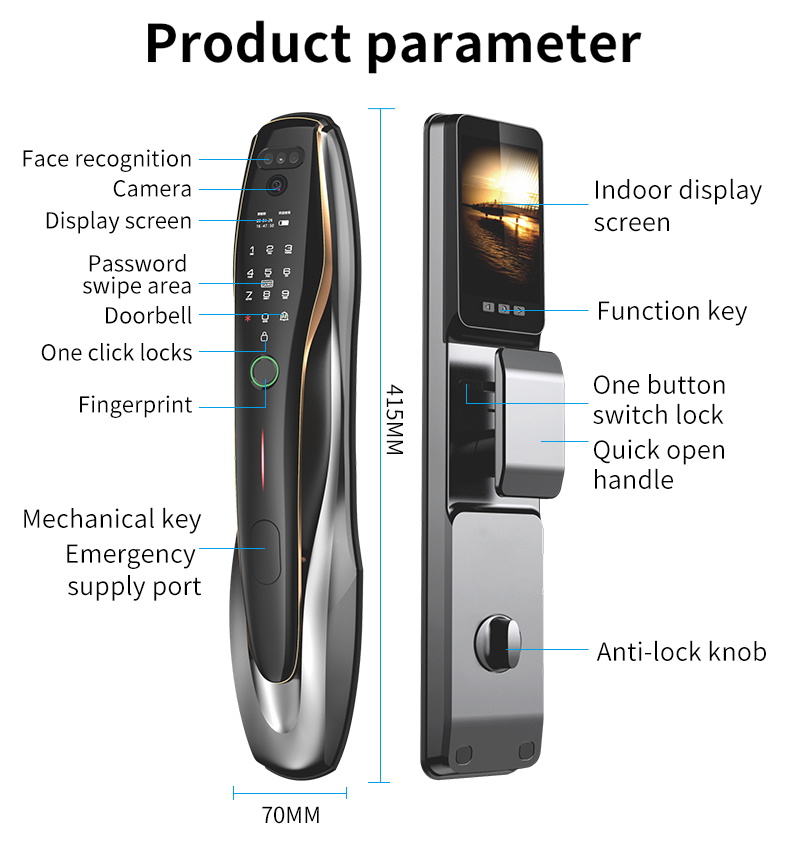 TYSH Tuya Security Fingerprint - Home Security And Cameras 评论和价格