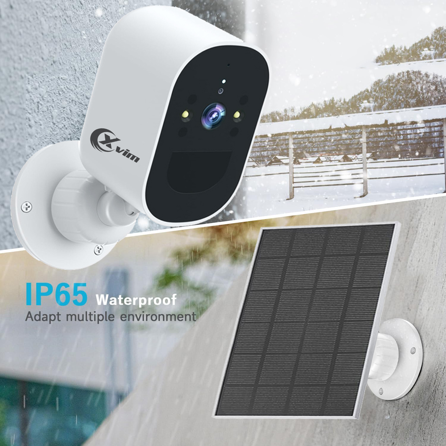 XVIM 1080P Solar Security Came - Home Security Camera Xiaomi 评论和价格